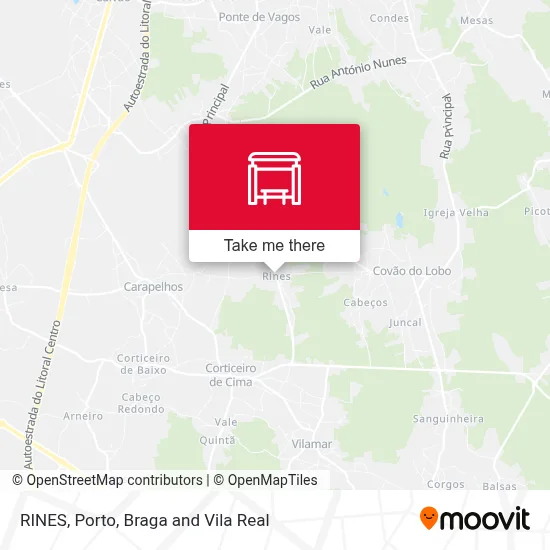 RINES map