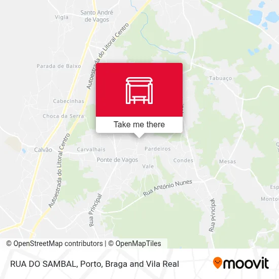 RUA DO SAMBAL map