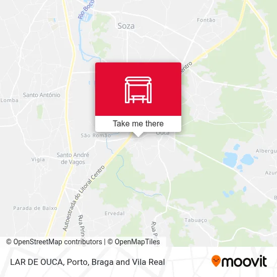 LAR DE OUCA map