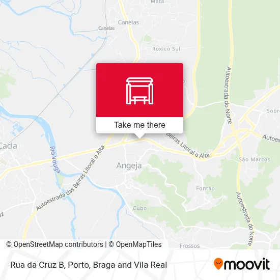 Rua da Cruz B map