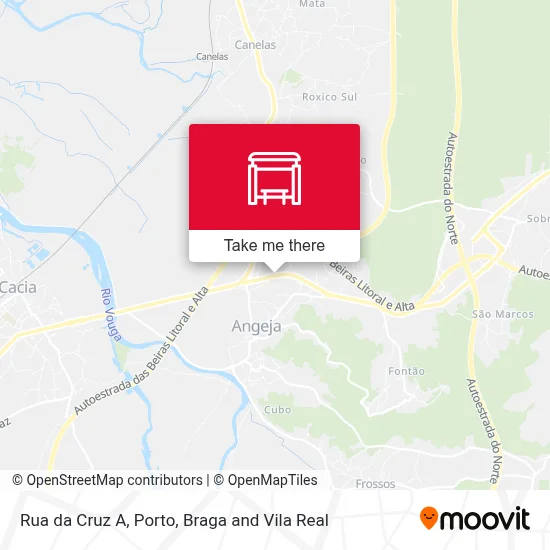 Rua da Cruz A map