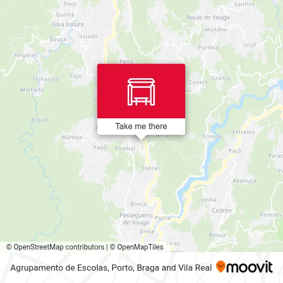 Agrupamento de Escolas map