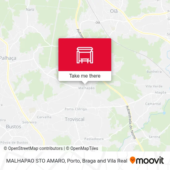 MALHAPAO  STO AMARO map