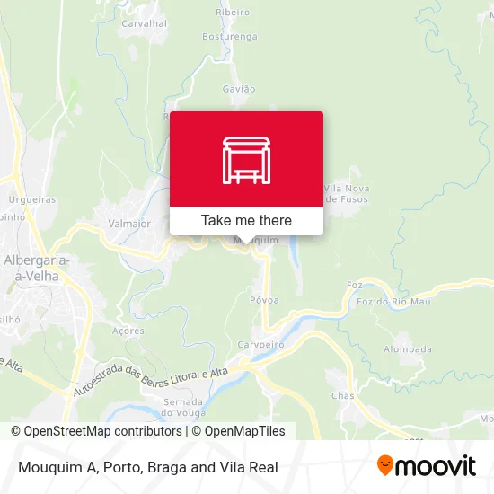 Mouquim A map
