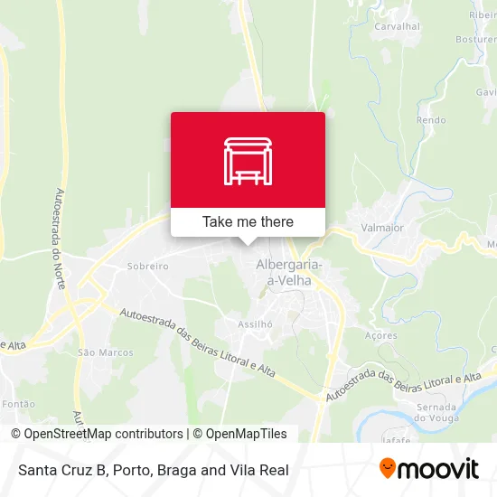 Santa Cruz B map
