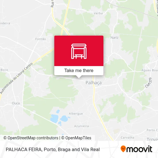 PALHACA  FEIRA map