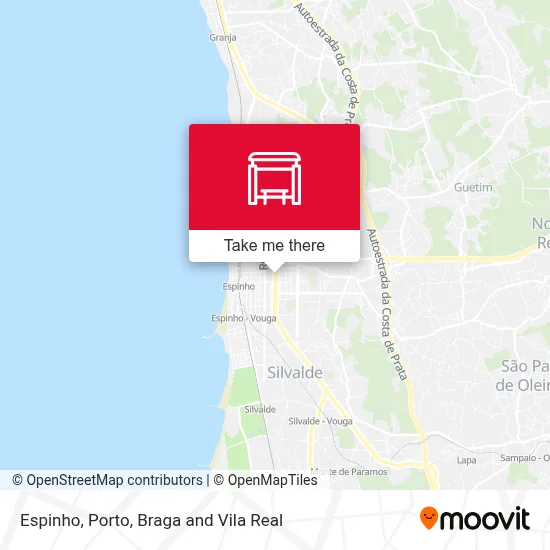 Espinho map