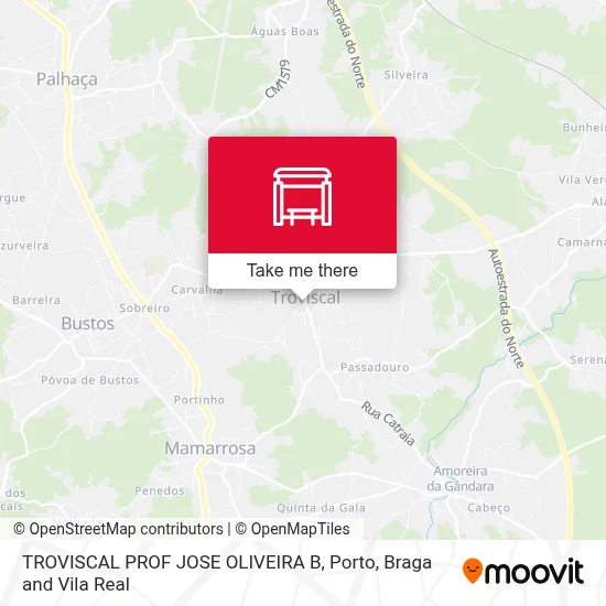 TROVISCAL  PROF JOSE OLIVEIRA B map