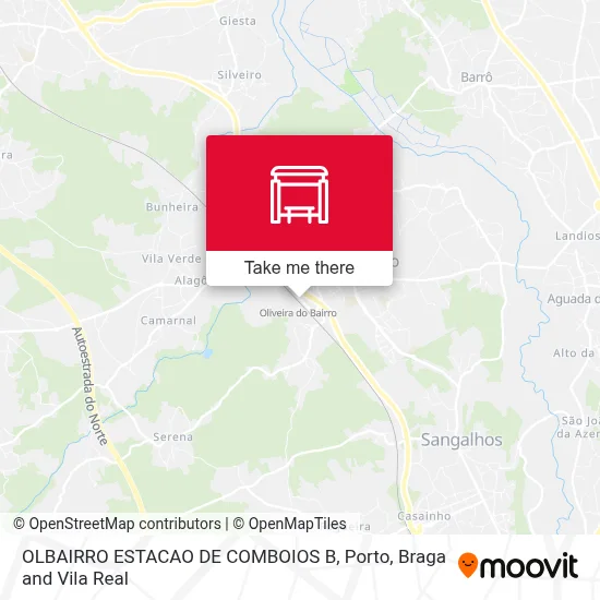 OLBAIRRO  ESTACAO DE COMBOIOS B map