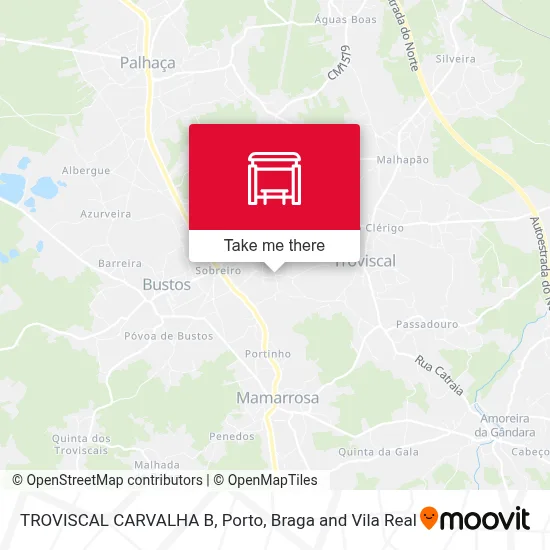 TROVISCAL  CARVALHA B map