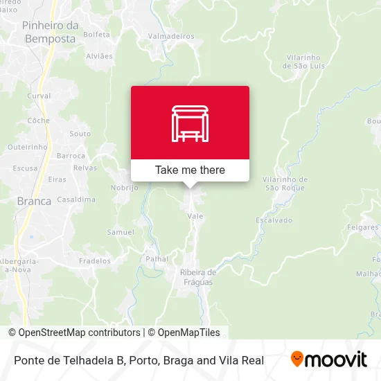 Ponte de Telhadela B map