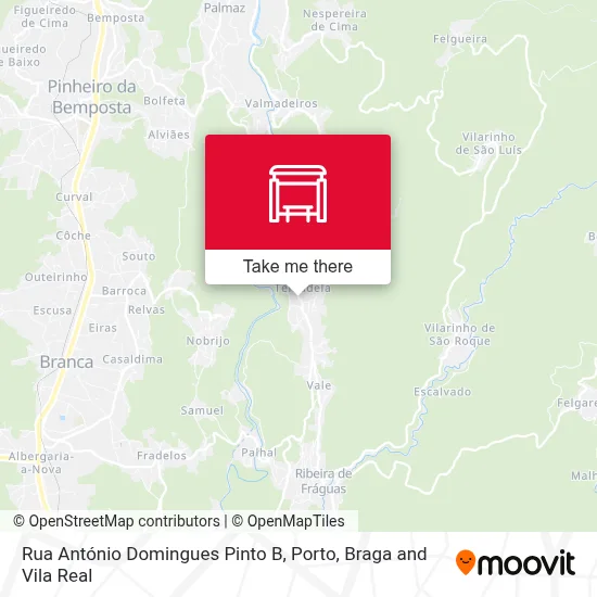 Rua António Domingues Pinto B map
