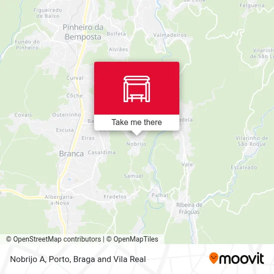 Nobrijo A map