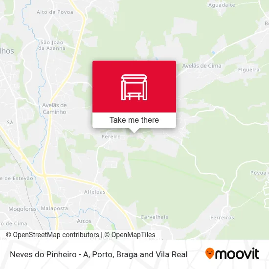 Neves do Pinheiro - A map