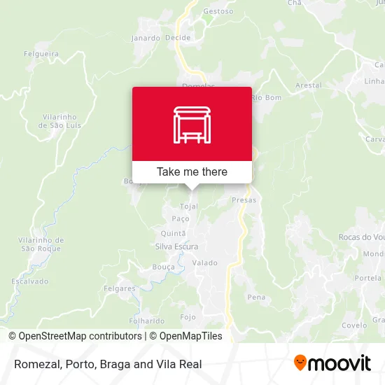 Romezal map