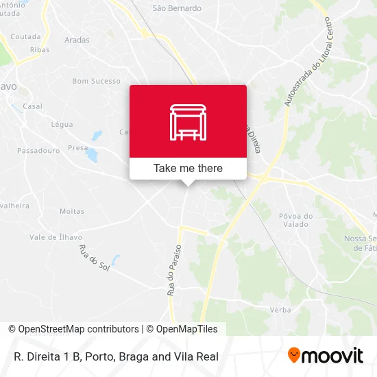 R. Direita 1 B mapa