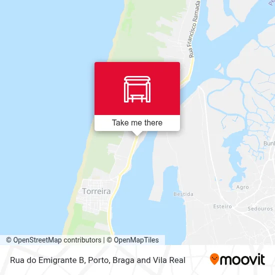Rua do Emigrante B map