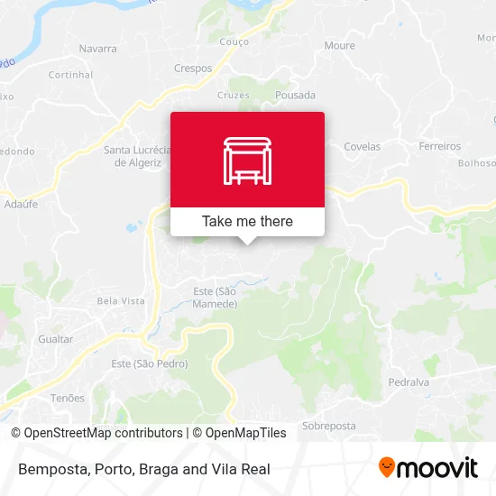 Bemposta map