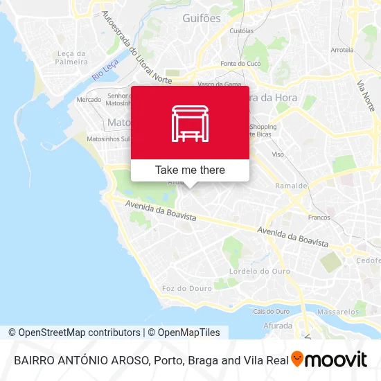 BAIRRO ANTÓNIO AROSO map