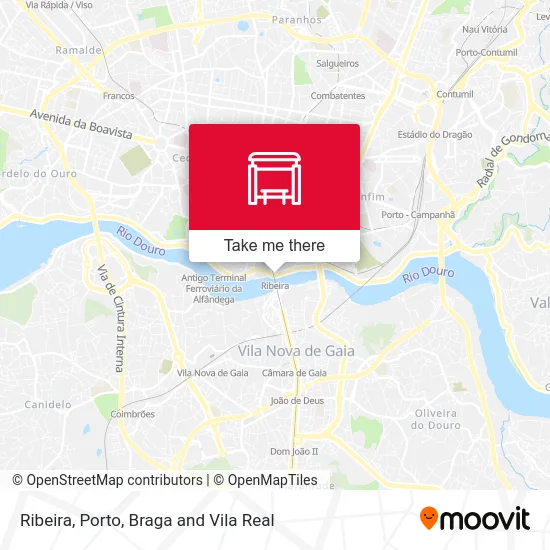 Ribeira map