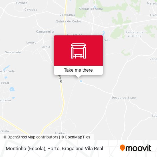 Montinho (Escola) mapa