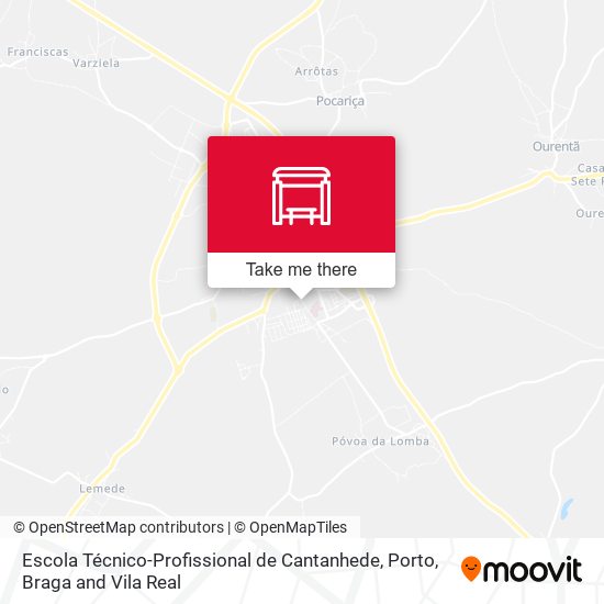 Escola Técnico-Profissional de Cantanhede map