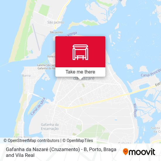 Gafanha da Nazaré (Cruzamento) - B map