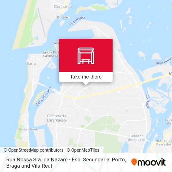 Rua Nossa Sra. da Nazaré - Esc. Secundária map
