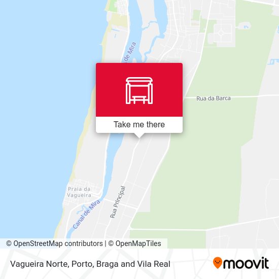 Vagueira Norte mapa