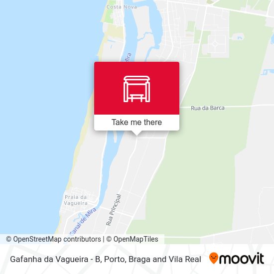Gafanha da Vagueira - B mapa