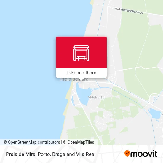 Praia de Mira map