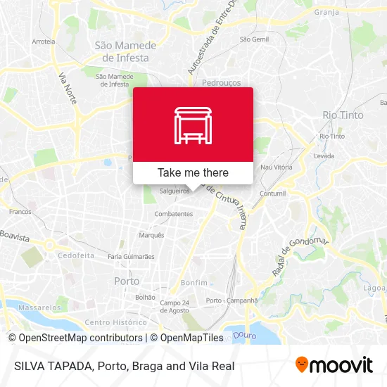 SILVA TAPADA map