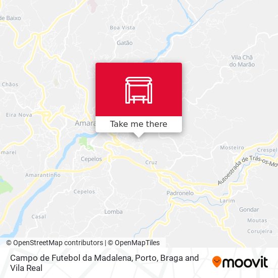 Campo de Futebol da Madalena map