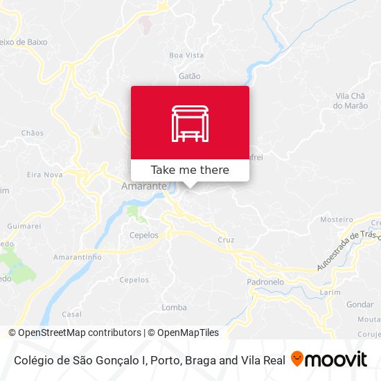 Colégio de São Gonçalo I mapa