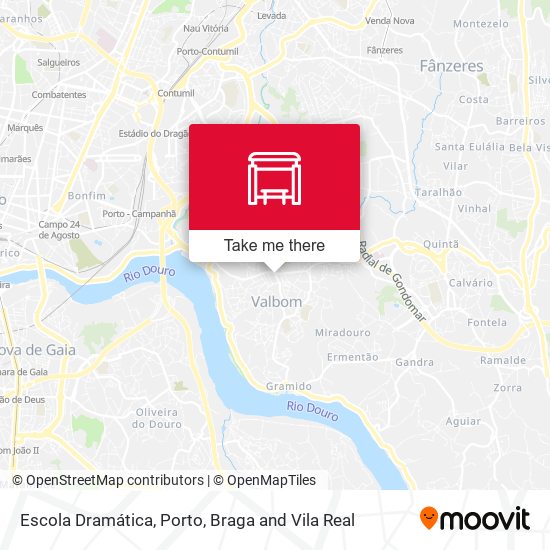 Escola Dramática mapa