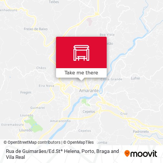 Rua de Guimarães/Ed.Stª Helena mapa