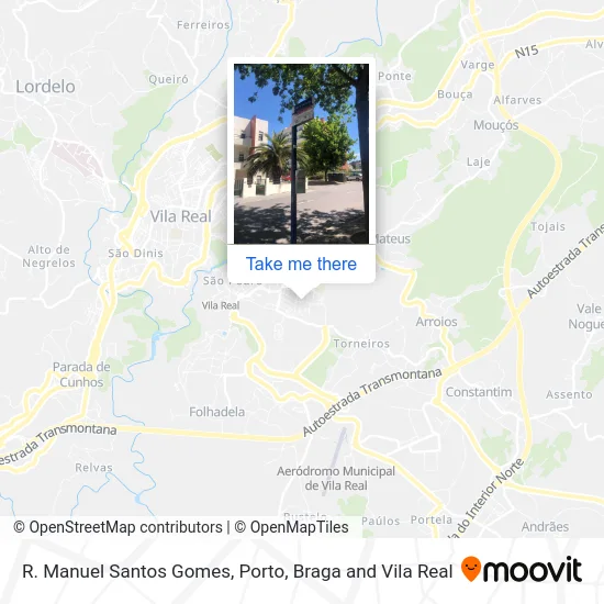 R. Manuel Santos Gomes map