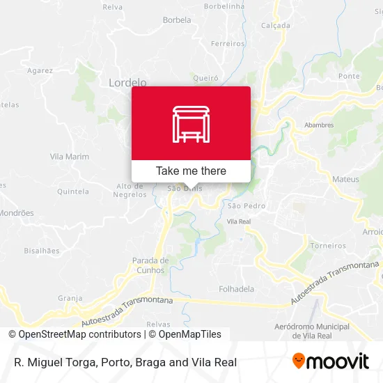 R. Miguel Torga map
