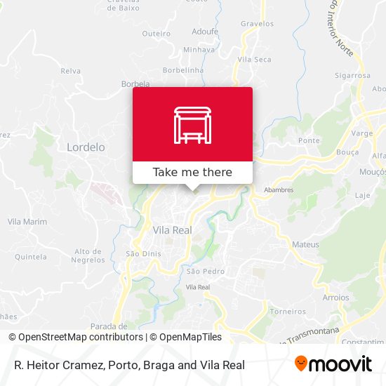 R. Heitor Cramez mapa