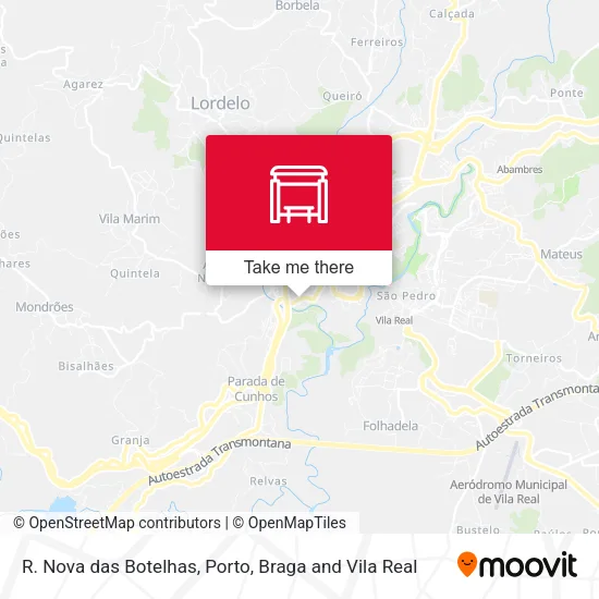 R. Nova das Botelhas map