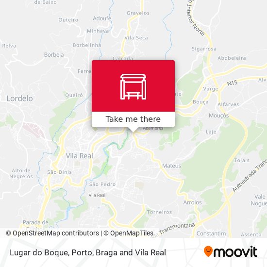 Lugar do Boque map