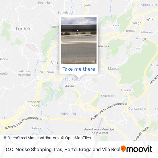 C.C. Nosso Shopping Tras map