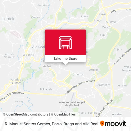 R. Manuel Santos Gomes map