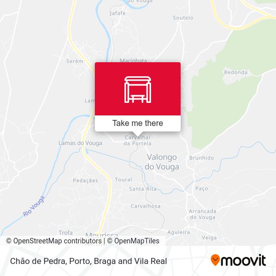 Chão de Pedra mapa