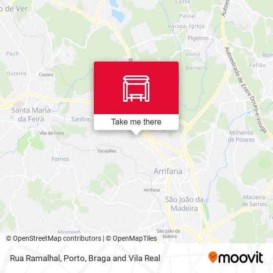 Rua Ramalhal mapa