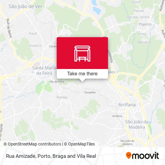 Rua Amizade map