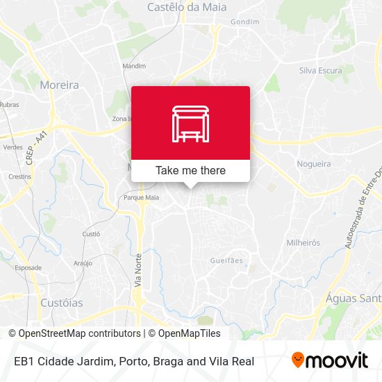 EB1 Cidade Jardim mapa