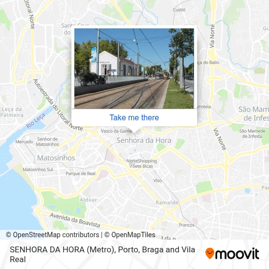 SENHORA DA HORA (Metro) map