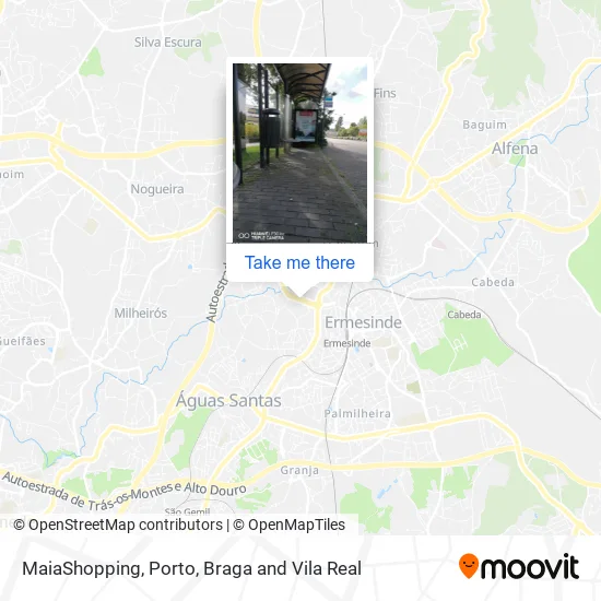 MaiaShopping map