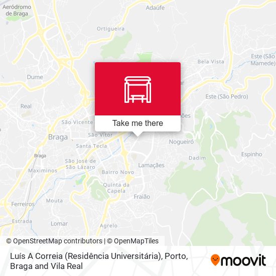 Luís A Correia (Residência Universitária) map